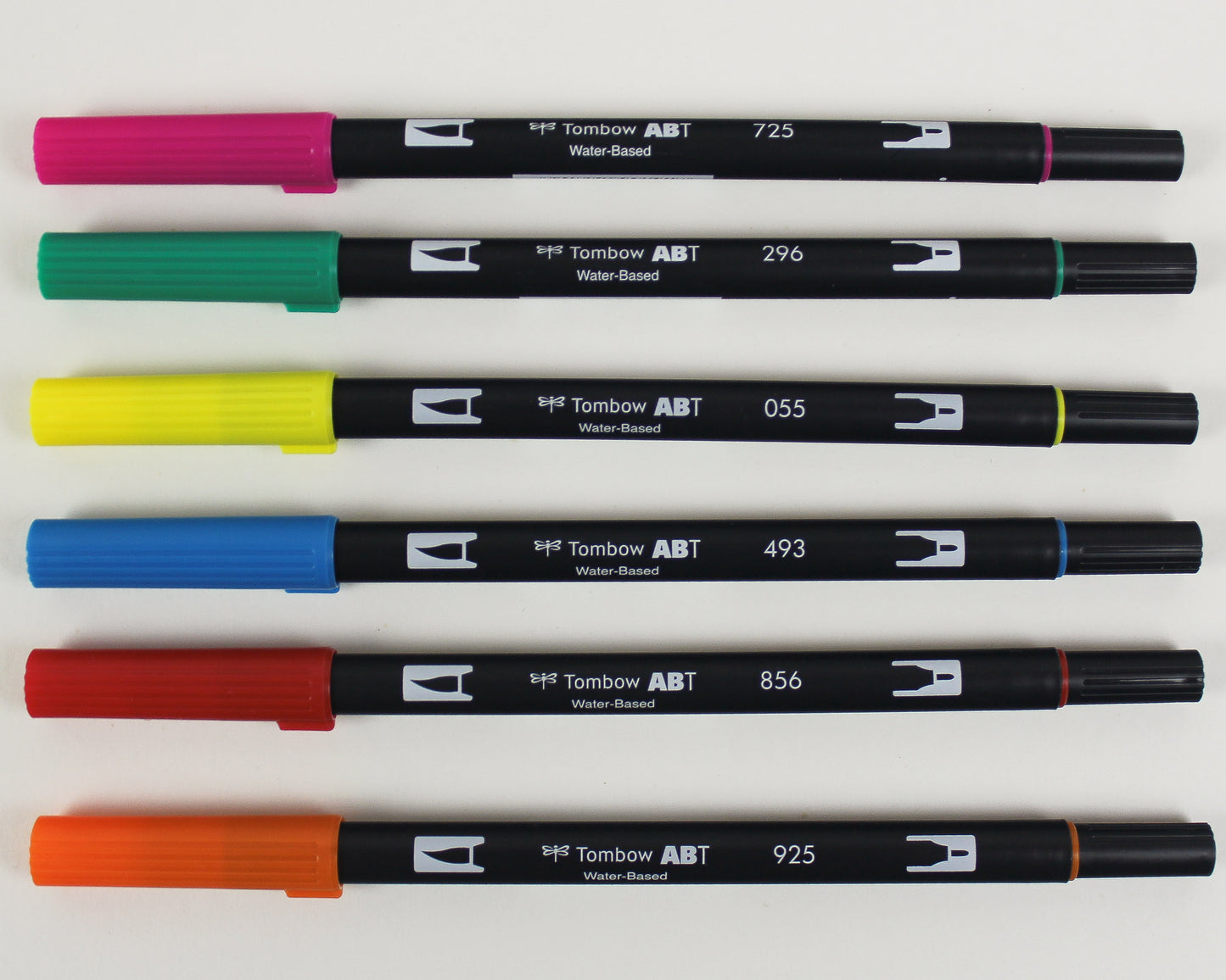 tombow dual brush pens • six pack • brights