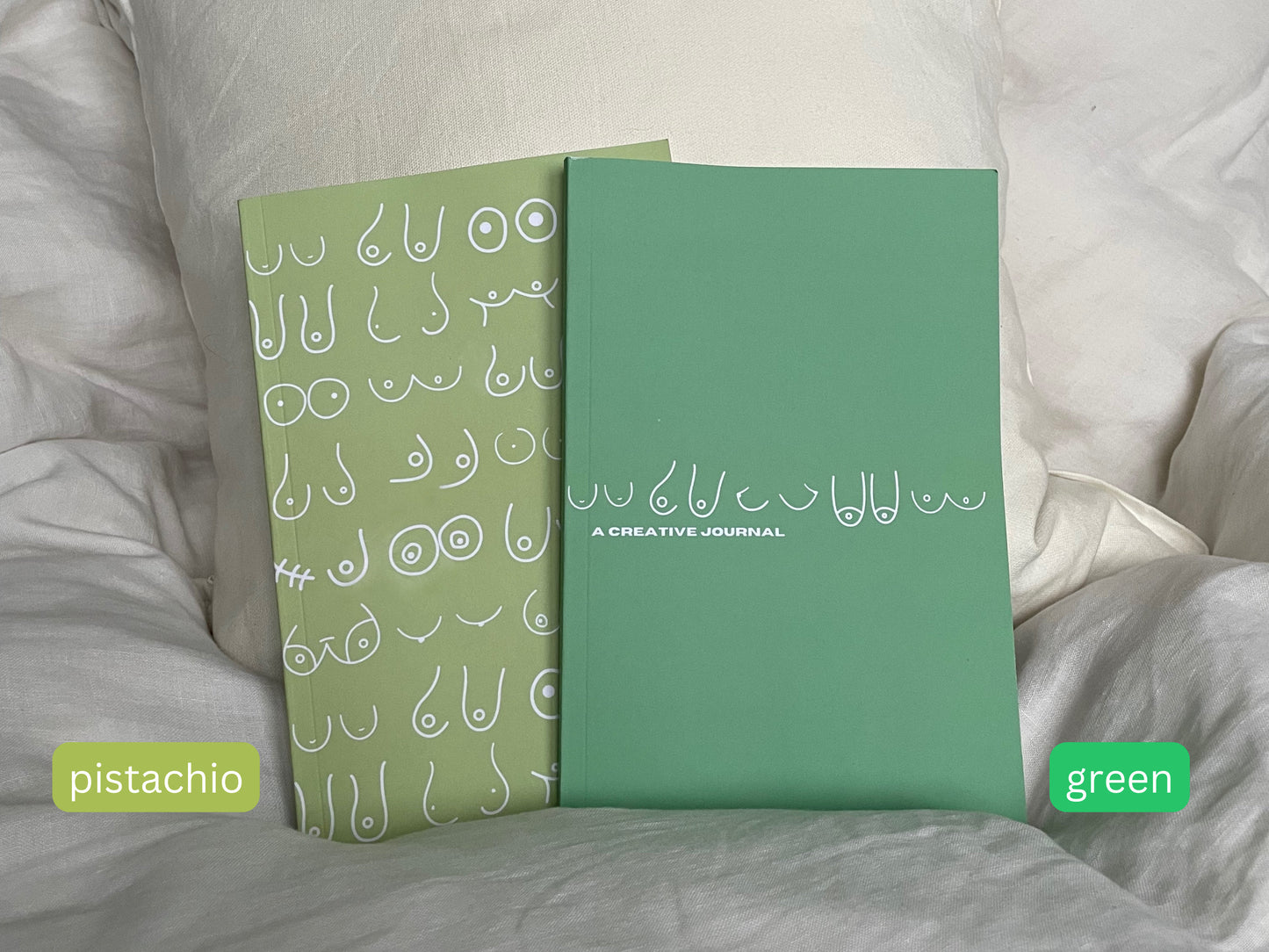 SALE the paperback creative journal - green