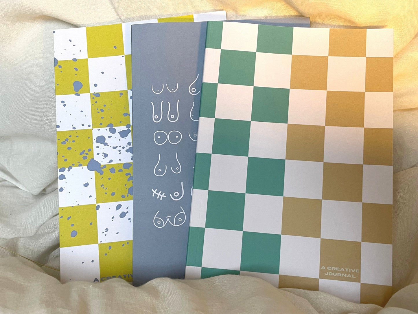 SALE the paperback creative journal - stripe