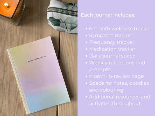 SALE the paperback chronic UTI journal - pastel