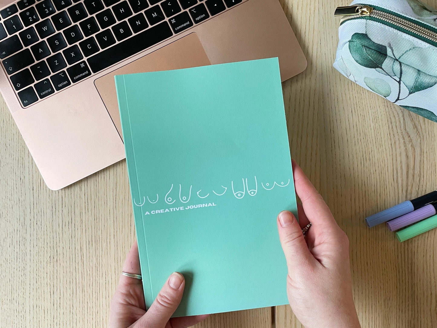 SALE the paperback creative journal - green