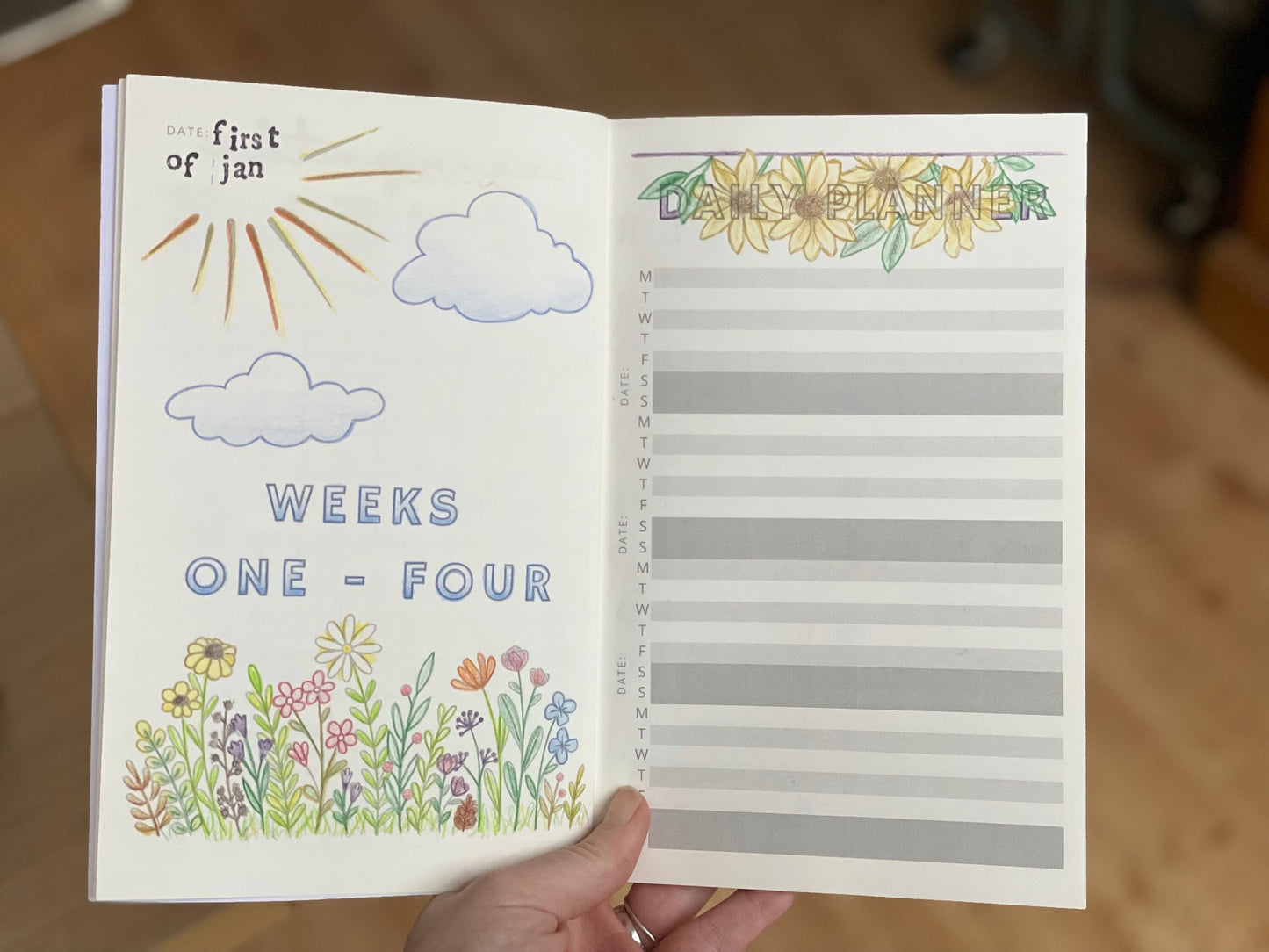 SALE the paperback creative journal - stripe