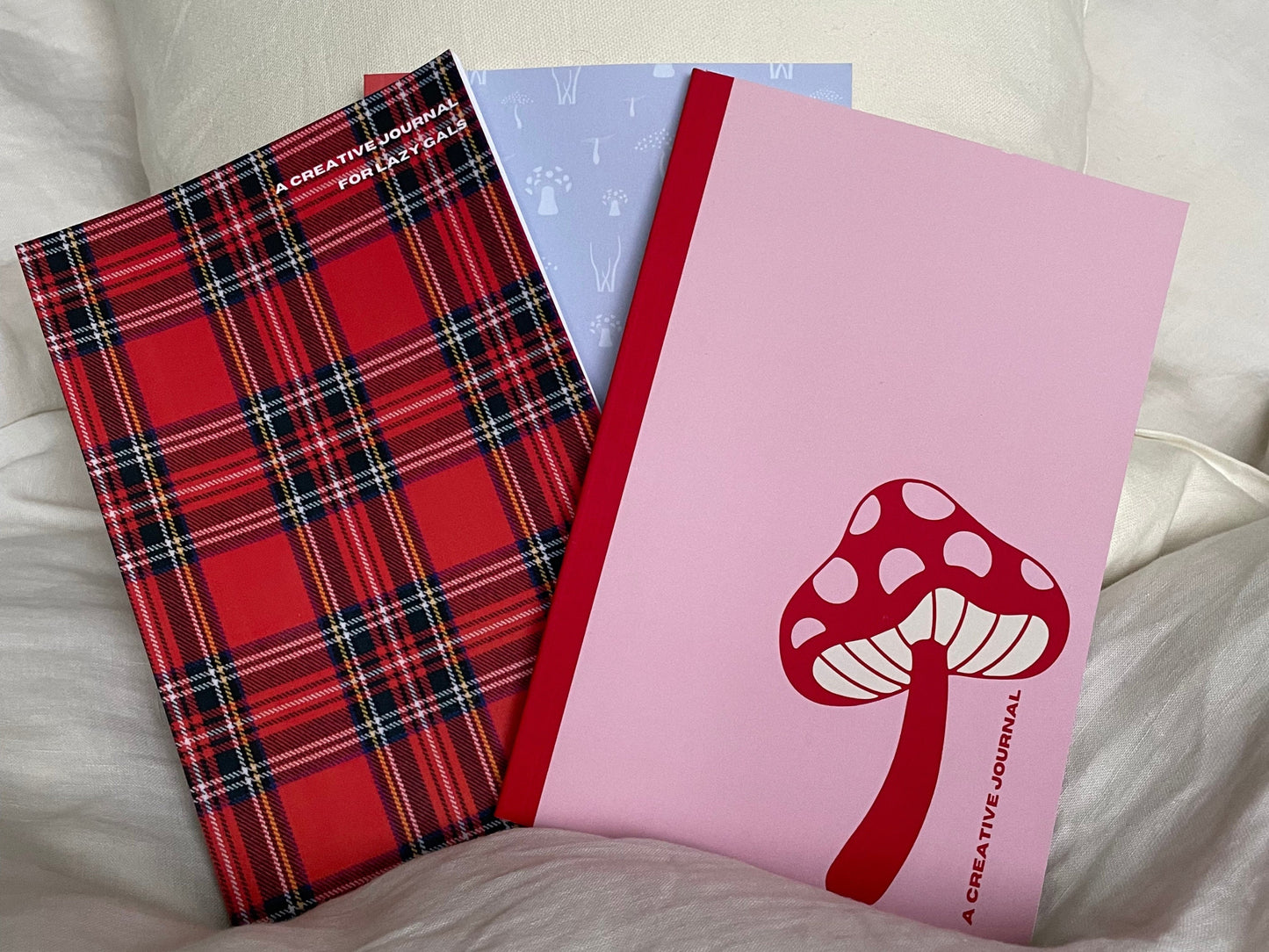 SALE the paperback creative journal - tartan