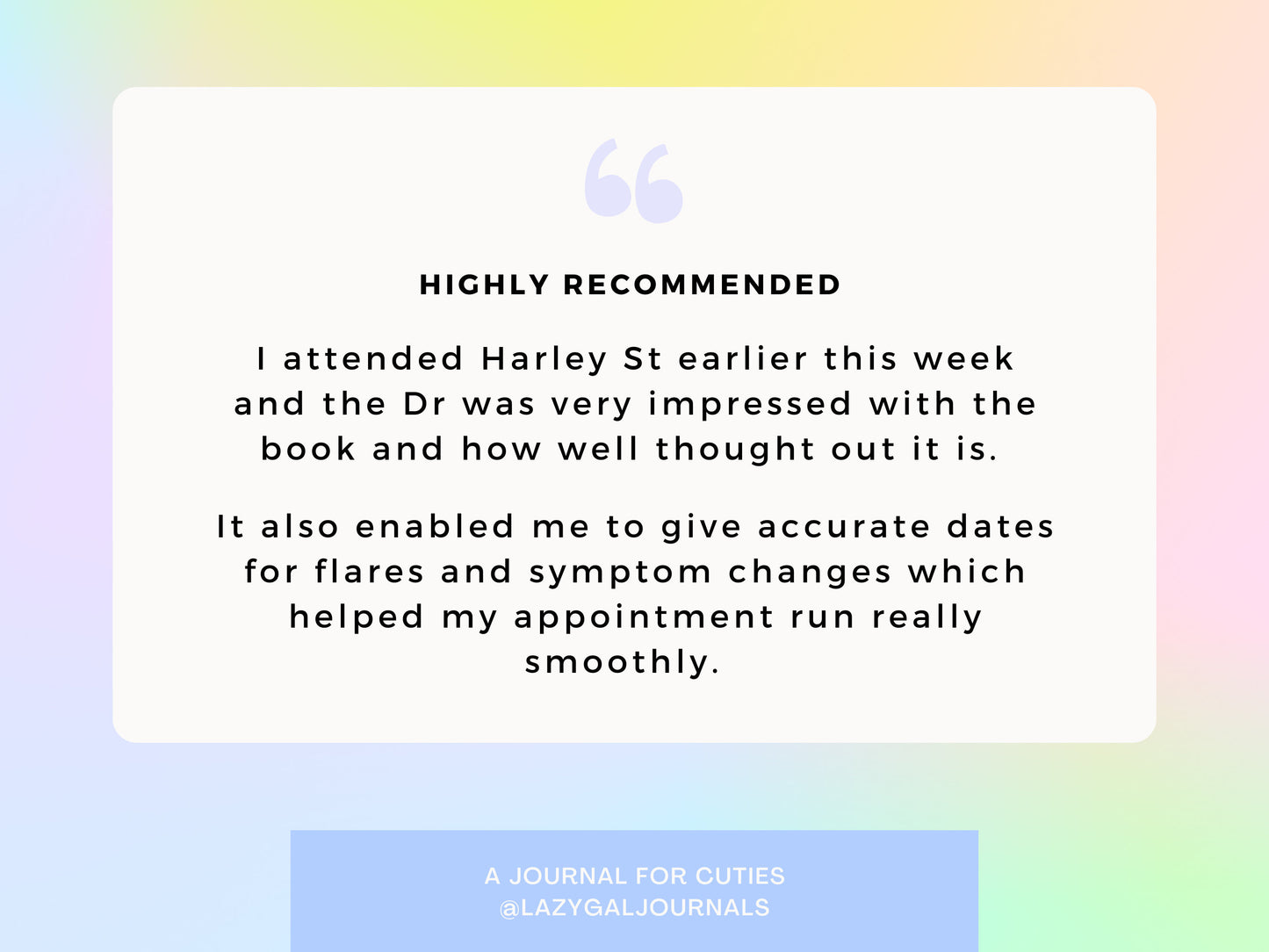 SALE the paperback chronic UTI journal - pastel
