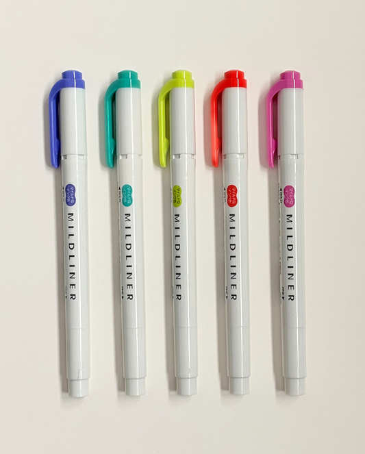 zebra mildliner pens - brights