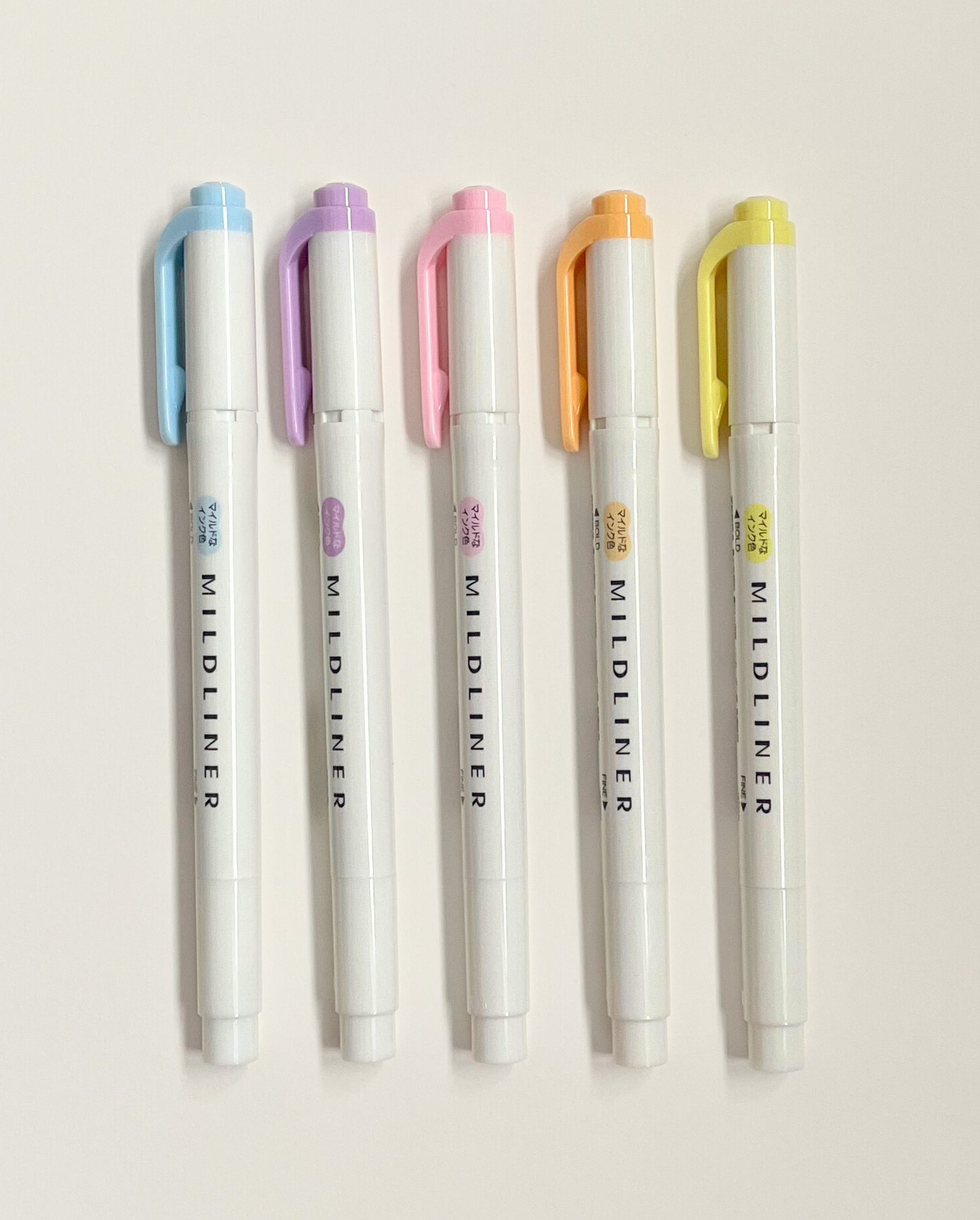 zebra mildliner pens - pastel highlighters