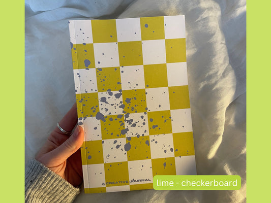 SALE the paperback creative journal - lime